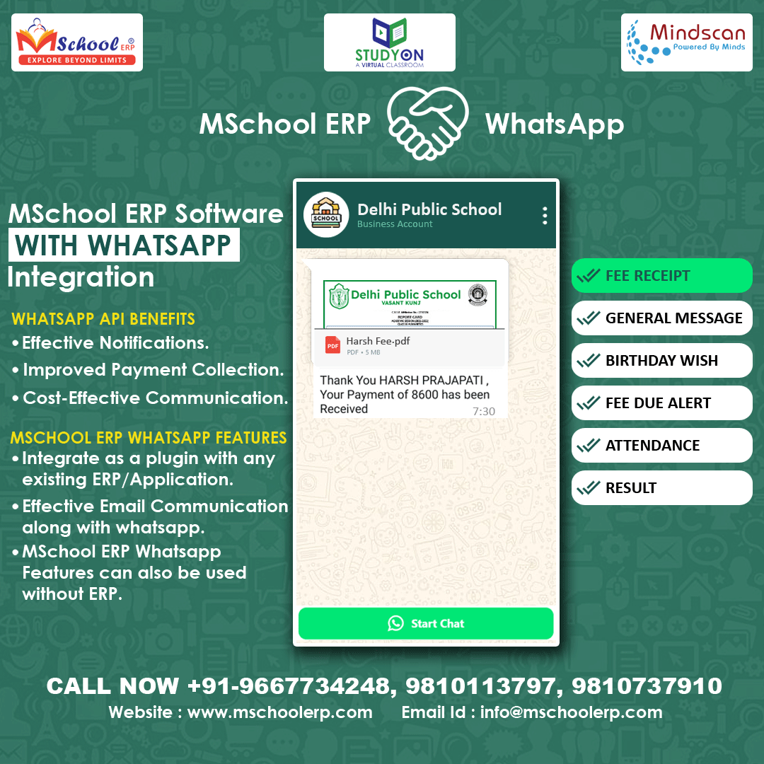 Software for schools management - School ERP Software in India